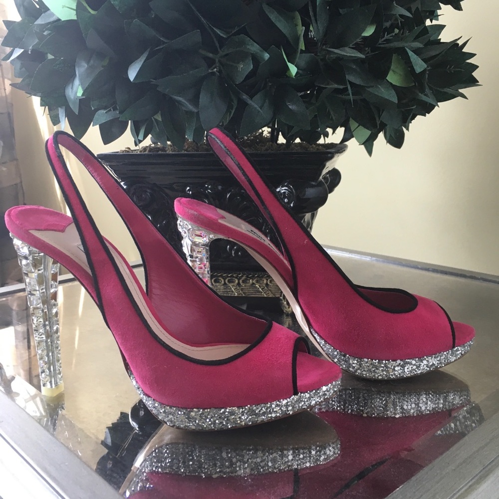 Mu mu authentic shoes With crystal heels